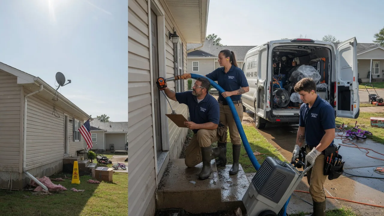 Ceiling Water Damage Restoration in Corrigan, TX near me